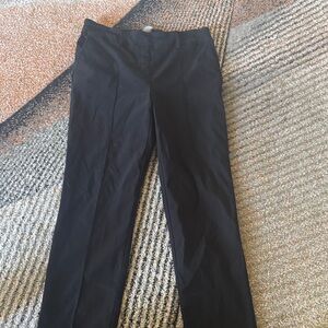 Hilary Radley Midnight Black Straight Leg Trousers